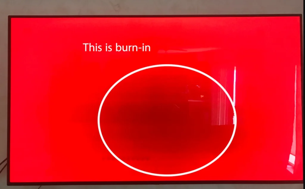 LCD Burn in 1