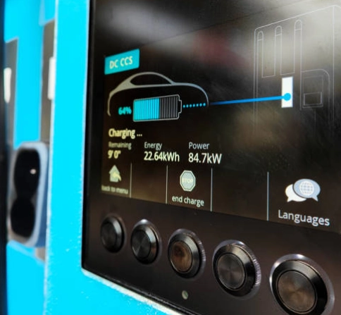 best display for an EV charger
