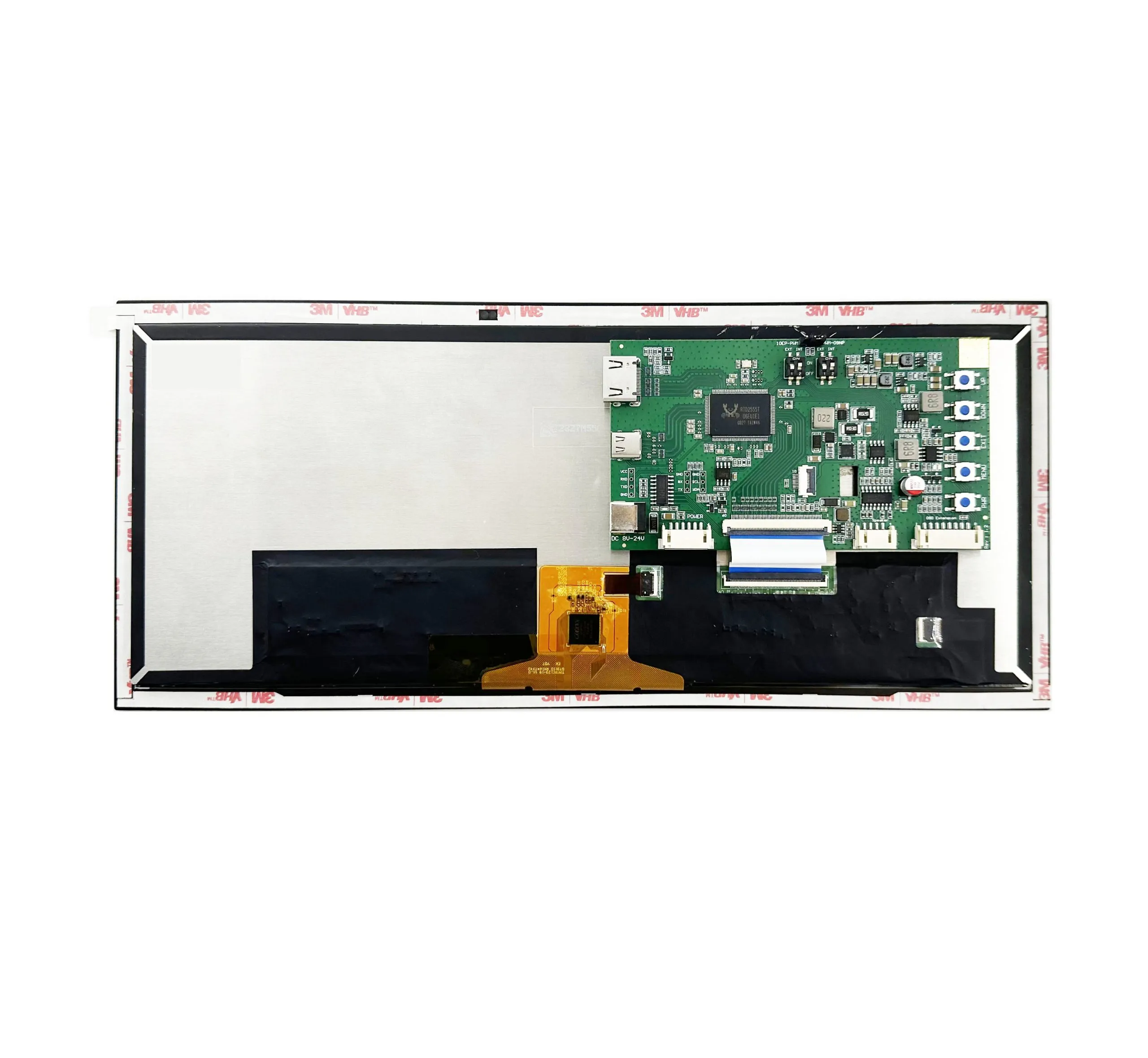 12.3 inch 1920 720 HDMI Display 380nits With CTP