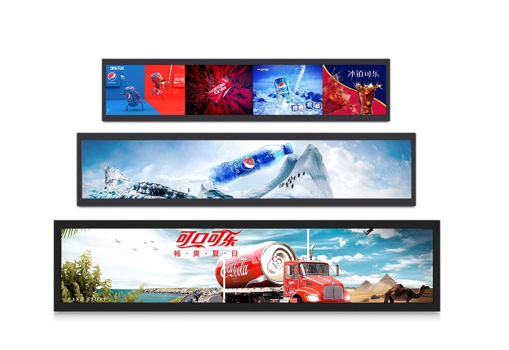 Stretched Bar LCD Displays China manufacturer