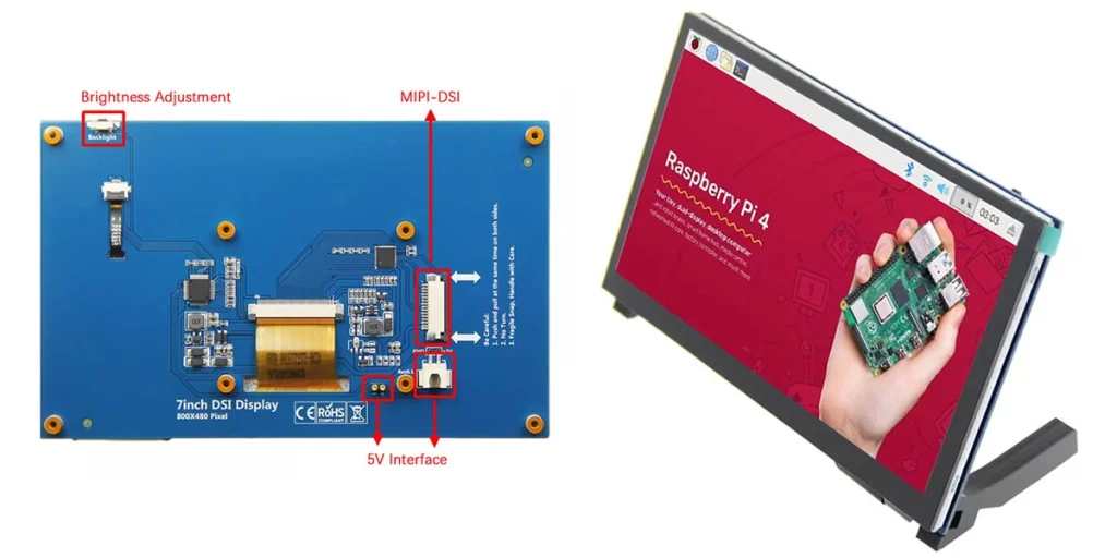 DSI Display Module Screen with Capacitive Touch Panel CTP DSI MIPI Interface for RaspBerry Pi