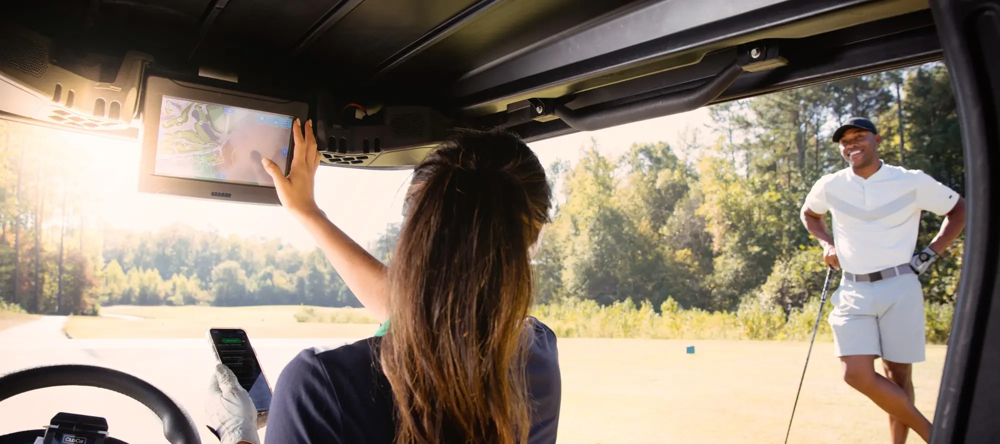 Golf Car Vehicle Display monitor supplier