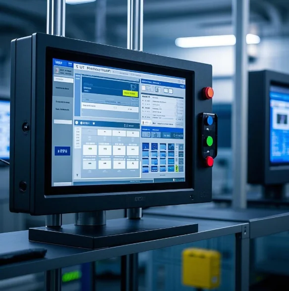 1Open Frame Touchscreen Monitors in Industrial HMI Automation