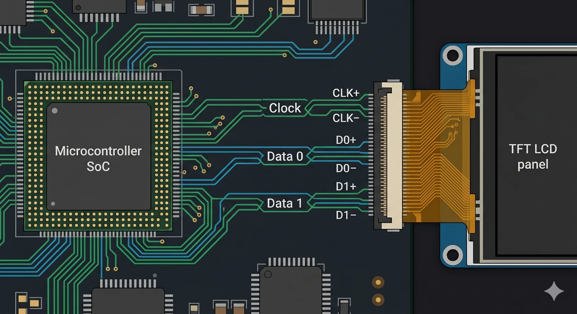 MIPI DSI concept diagram